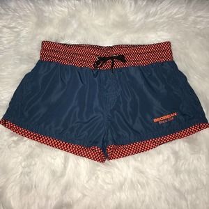 Seobean Swim Trunks Blue & Orange